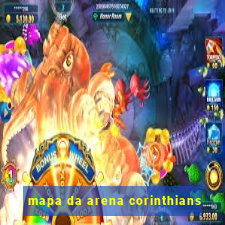 mapa da arena corinthians